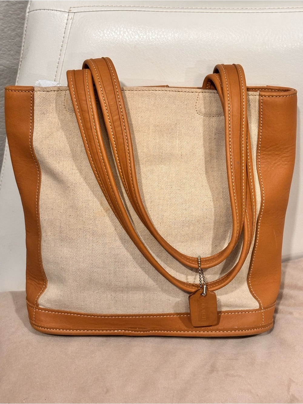 COACH Vintage Bleecker 1999 Canvas & Leather Tote (Style No. 6121) - Picture 11 of 16